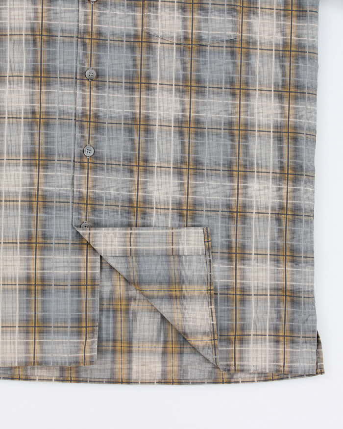 Ermenegildo Zenga Check Short Sleeve Shirt - L