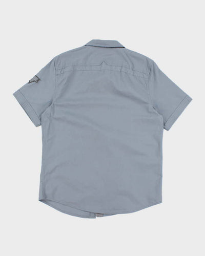 Y2k 00s Guess Short Sleeve Grey Shirt - M