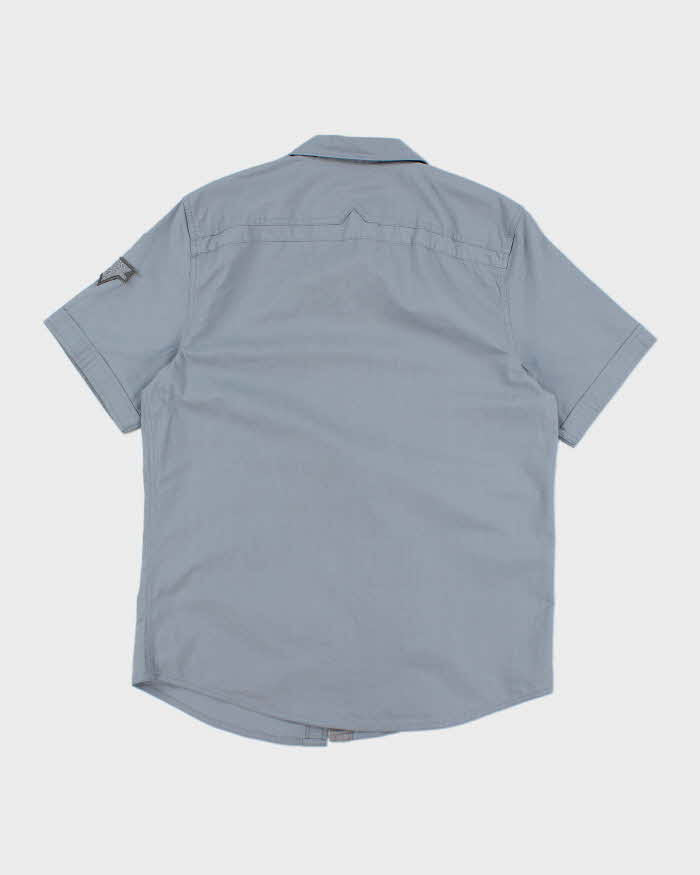 Y2k 00s Guess Short Sleeve Grey Shirt - M