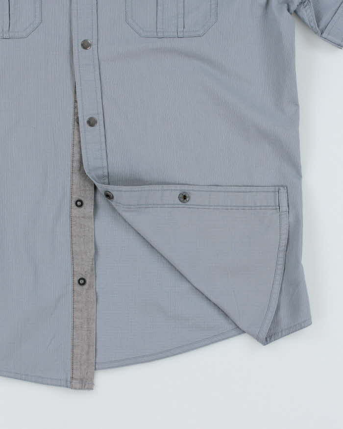 Y2k 00s Guess Short Sleeve Grey Shirt - M