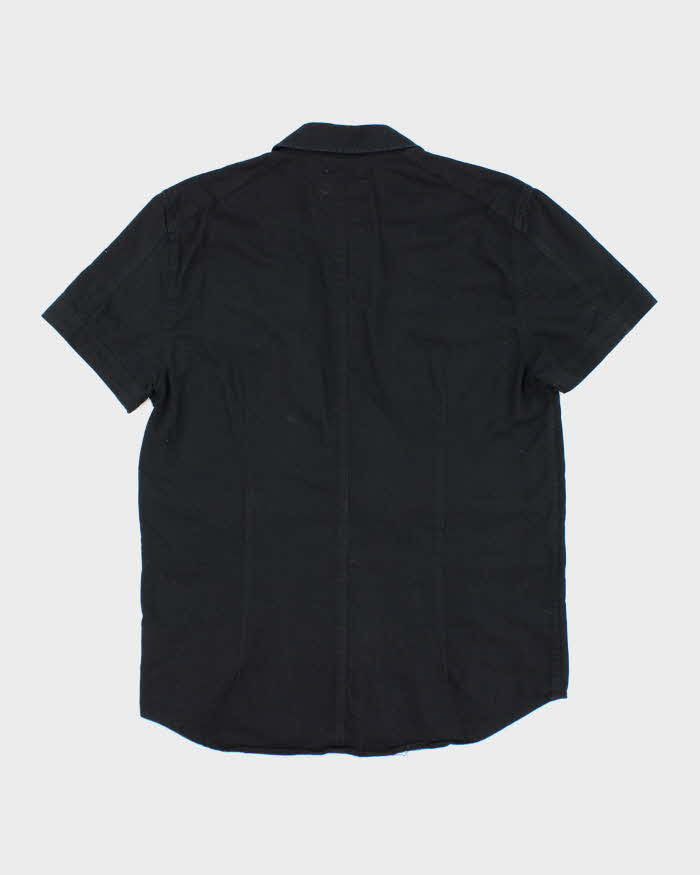 Y2k 00s Guess Black Short Sleeve Shirt - L