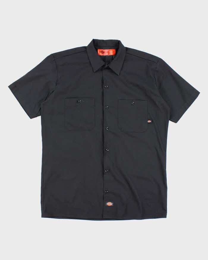 Y2k 00s Dickies Short Sleeve Black Halloween Shirt - M