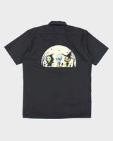 Y2k 00s Dickies Short Sleeve Black Halloween Shirt - M