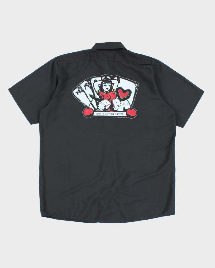 Vintage Sailor Jerry 'Don't Bet On Dames' Black Shirt - L