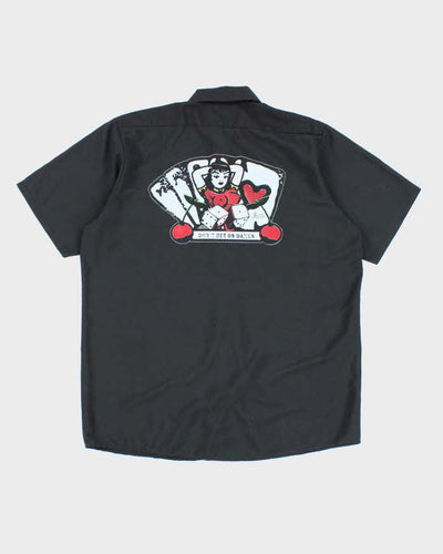 Vintage Sailor Jerry 'Don't Bet On Dames' Black Shirt - L