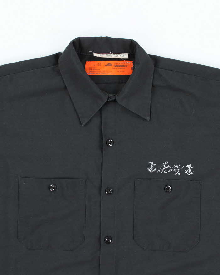 Vintage Sailor Jerry 'Don't Bet On Dames' Black Shirt - L