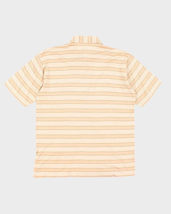Pierre Cardin Pattern Short Sleeve Shirt - L