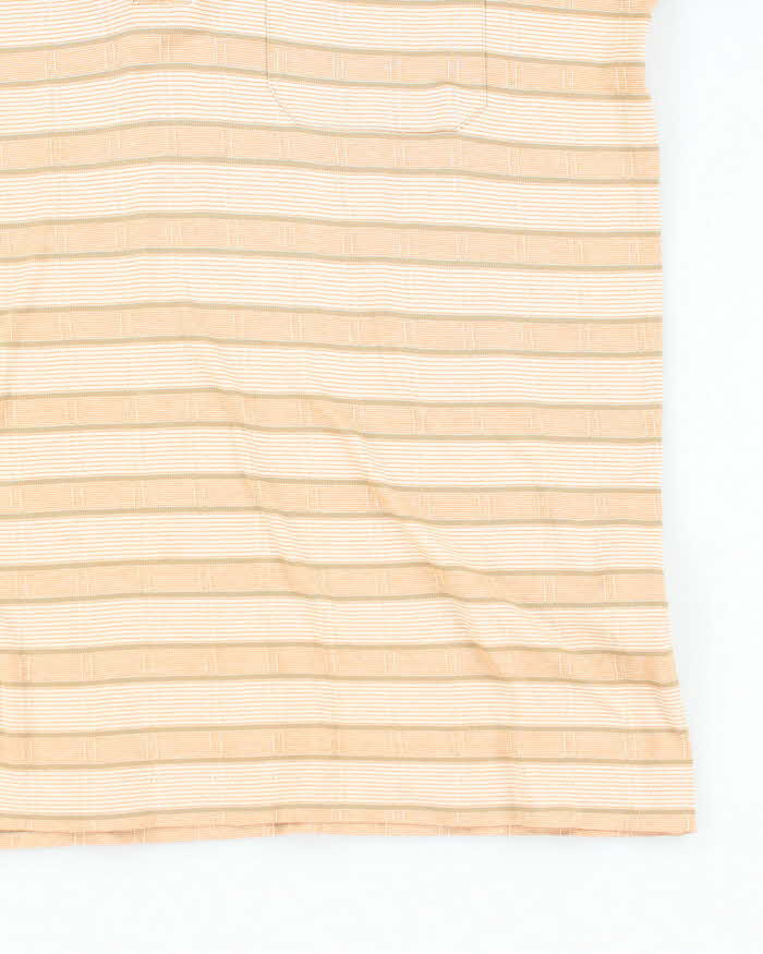 Pierre Cardin Pattern Short Sleeve Shirt - L