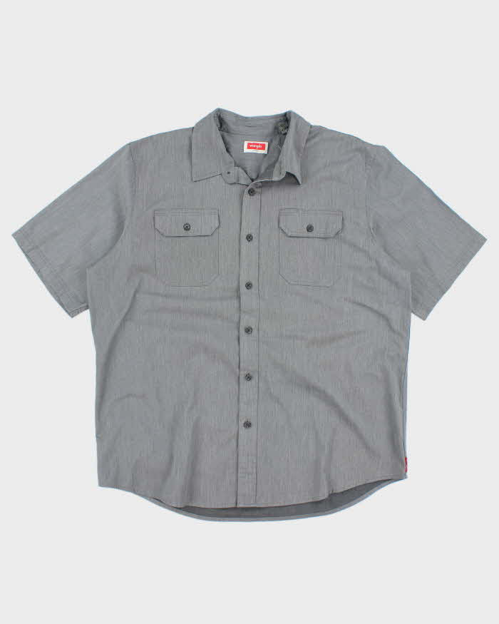 Wrangler Grey Short Sleeve Shirt - XL