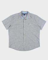 Tommy Hilfiger Grey Short Sleeve Shirt - XL