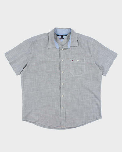 Tommy Hilfiger Grey Short Sleeve Shirt - XL