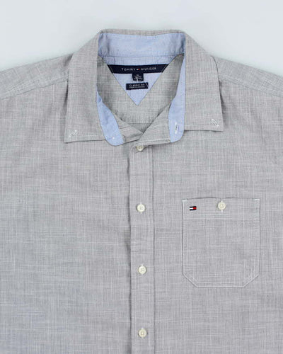 Tommy Hilfiger Grey Short Sleeve Shirt - XL