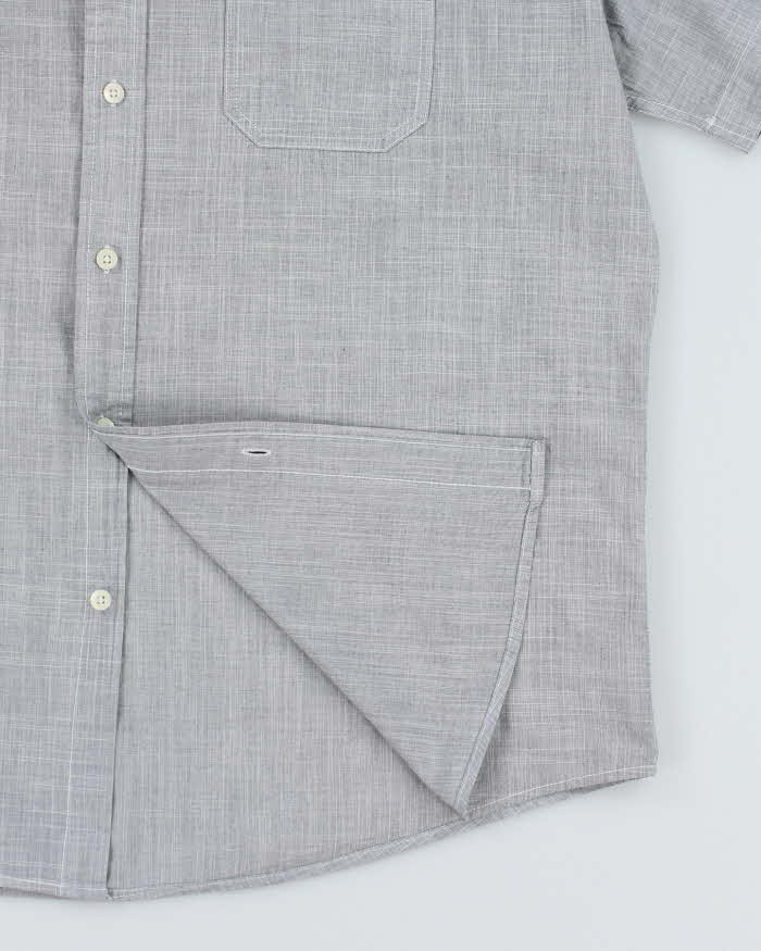 Tommy Hilfiger Grey Short Sleeve Shirt - XL