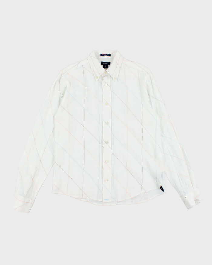 Vintage 90s Gant Long Sleeve Linen Shirt - M