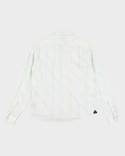 Vintage 90s Gant Long Sleeve Linen Shirt - M