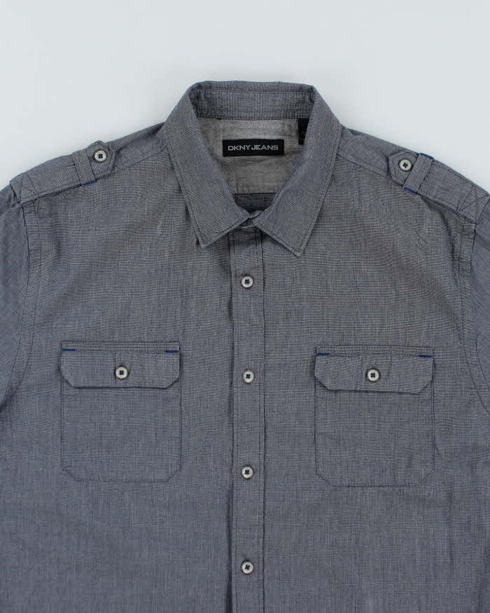 Y2k 00s DKNY Long Sleeve Shirt - L