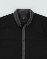 Y2k 00s Guess Black Long Sleeve Shirt - M