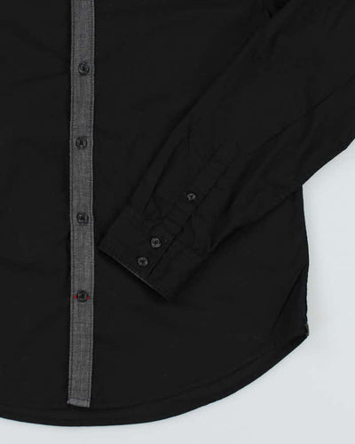 Y2k 00s Guess Black Long Sleeve Shirt - M
