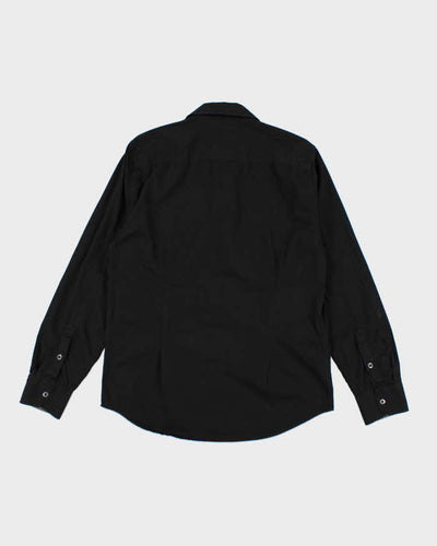 Y2k 00s Guess Long Sleeve Black Shirt - L