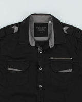 Y2k 00s Guess Long Sleeve Black Shirt - L