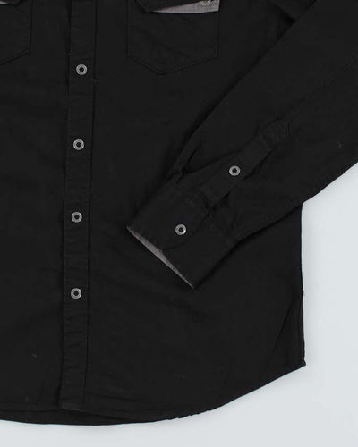 Y2k 00s Guess Long Sleeve Black Shirt - L