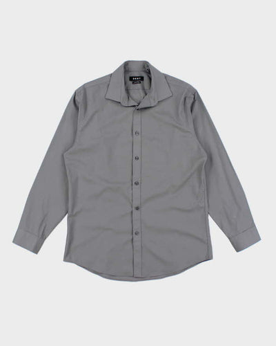 Y2k 00s DKNY Grey Long Sleeve Shirt - M