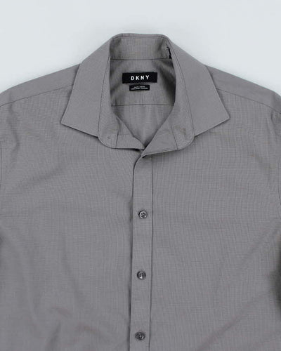 Y2k 00s DKNY Grey Long Sleeve Shirt - M
