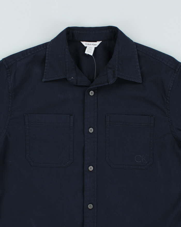 Calvin Klein Navy Long Sleeve Shirt - S