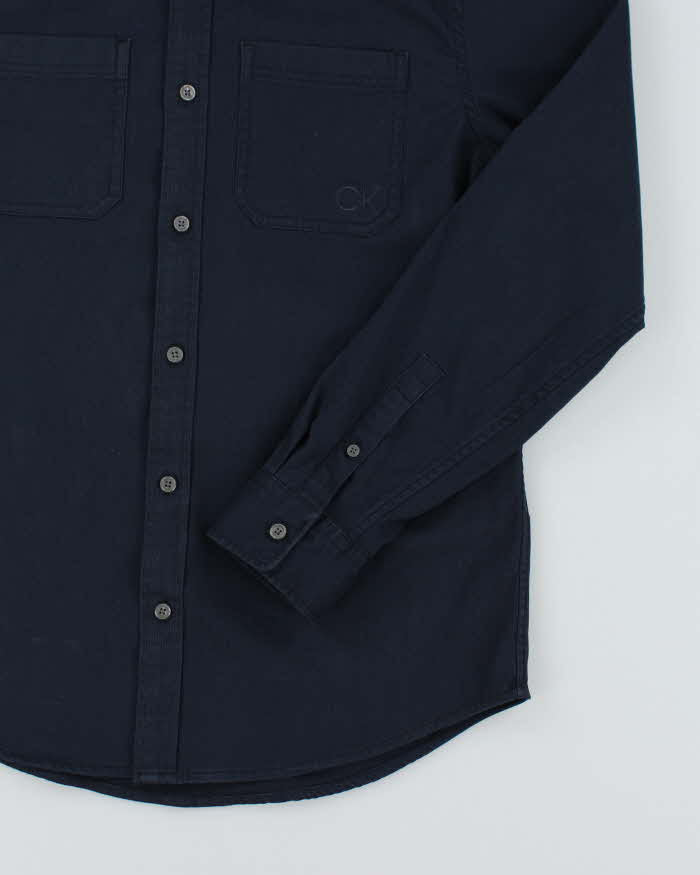 Calvin Klein Navy Long Sleeve Shirt - S