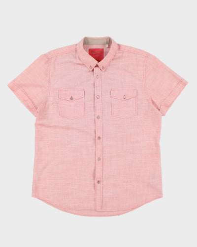 Y2k 00s Guess Pink Short Sleeve - XL