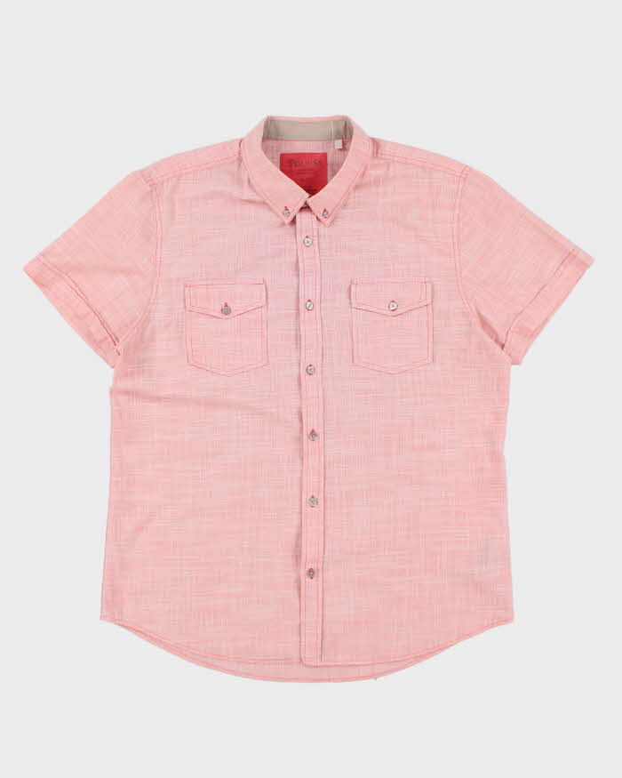 Y2k 00s Guess Pink Short Sleeve - XL