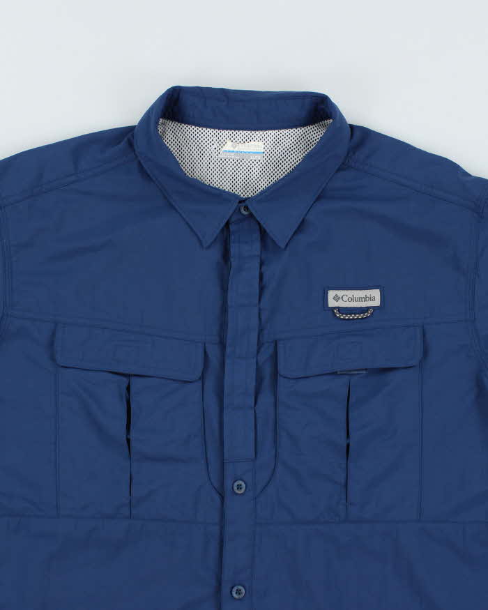 Columbia Blue Long Sleeve Shirt - XL
