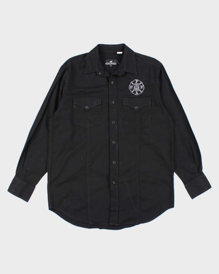 Western Express Black Long Sleeve Shirt - XL