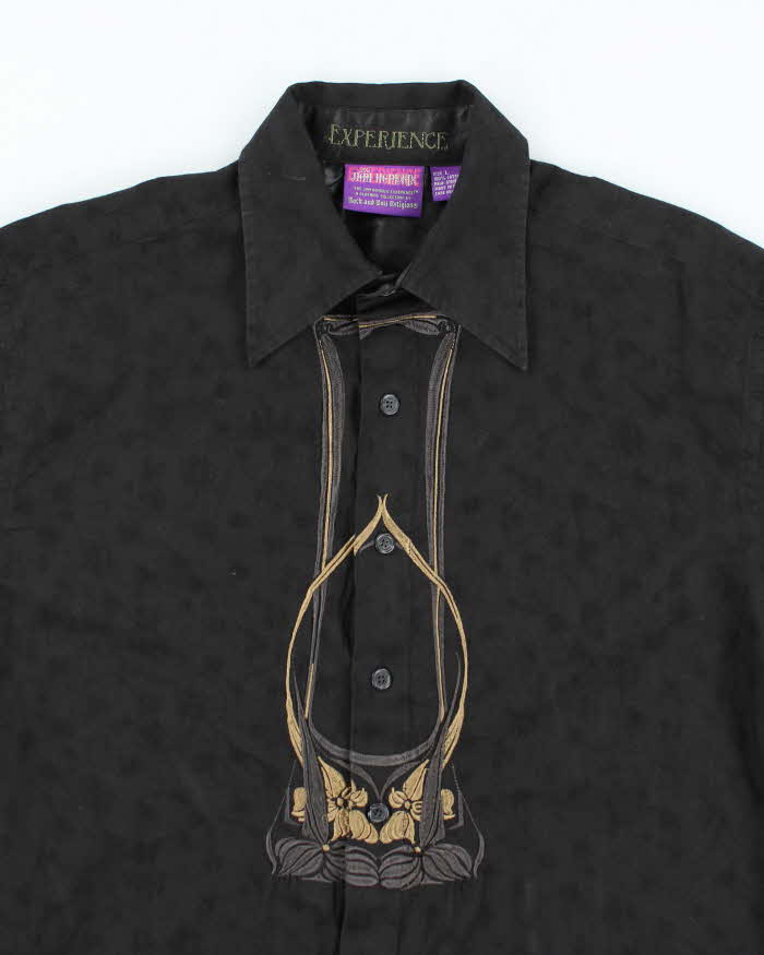 Rock And Roll Religion Jimi Hendrix Experience Embroidered Shirt - L