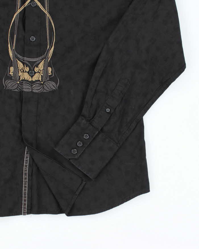 Rock And Roll Religion Jimi Hendrix Experience Embroidered Shirt - L