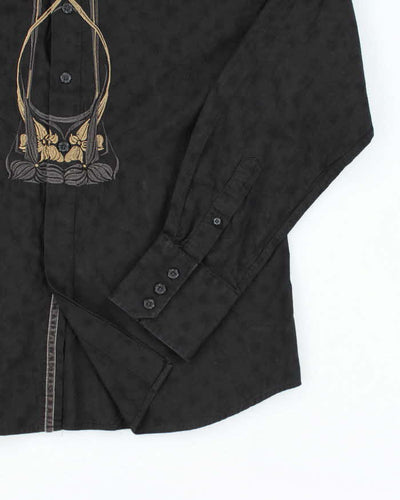 Rock And Roll Religion Jimi Hendrix Experience Embroidered Shirt - L