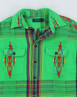 Vintage 90s Ralph Lauren Green Shirt - L