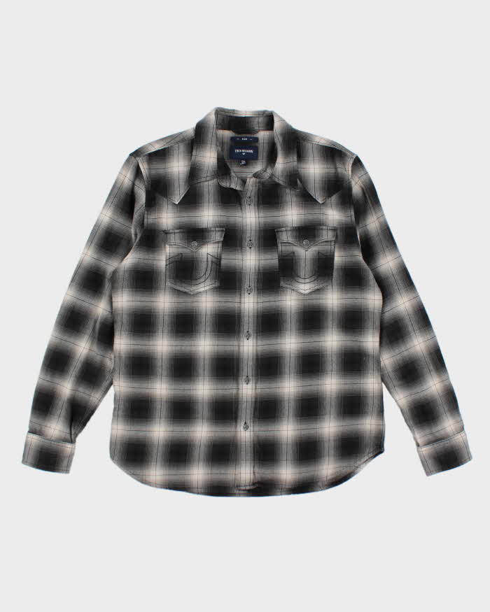 True Religion Western Check Shirt - M