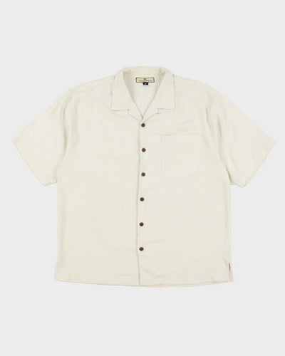 Vintage 90s Tommy Bahama Silk Shirt - XL