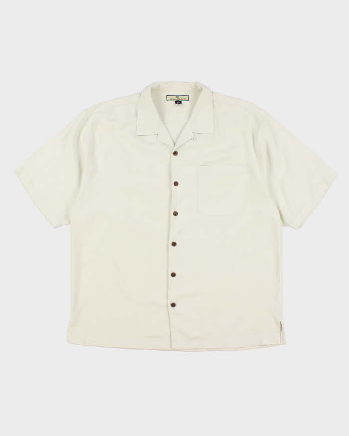 Vintage 90s Tommy Bahama Silk Shirt - XL