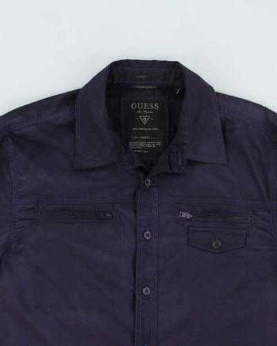 Y2k 00s Guess Purple Shirt - M