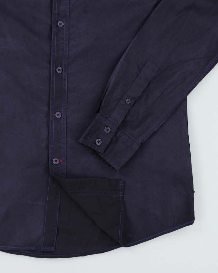 Y2k 00s Guess Purple Shirt - M