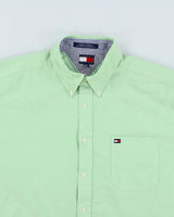 Tommy Hilfiger Green Long Sleeve Shirt - XXL