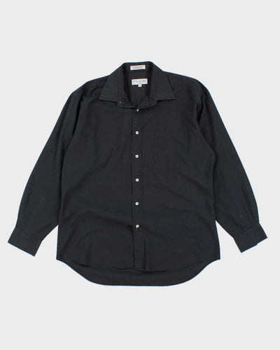 Vintage Christian Dior Charcoal Long Sleeve Shirt - M