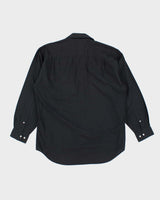 Vintage Christian Dior Charcoal Long Sleeve Shirt - M