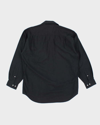 Vintage Christian Dior Charcoal Long Sleeve Shirt - M