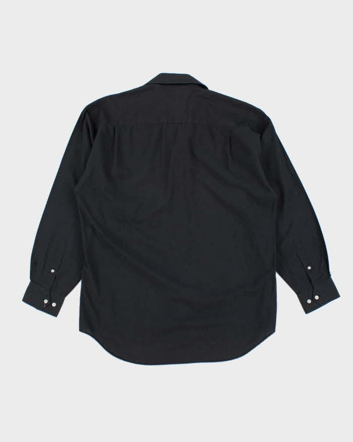 Vintage Christian Dior Charcoal Long Sleeve Shirt - M