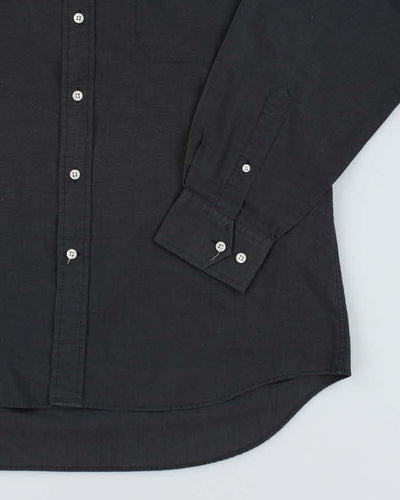 Vintage Christian Dior Charcoal Long Sleeve Shirt - M