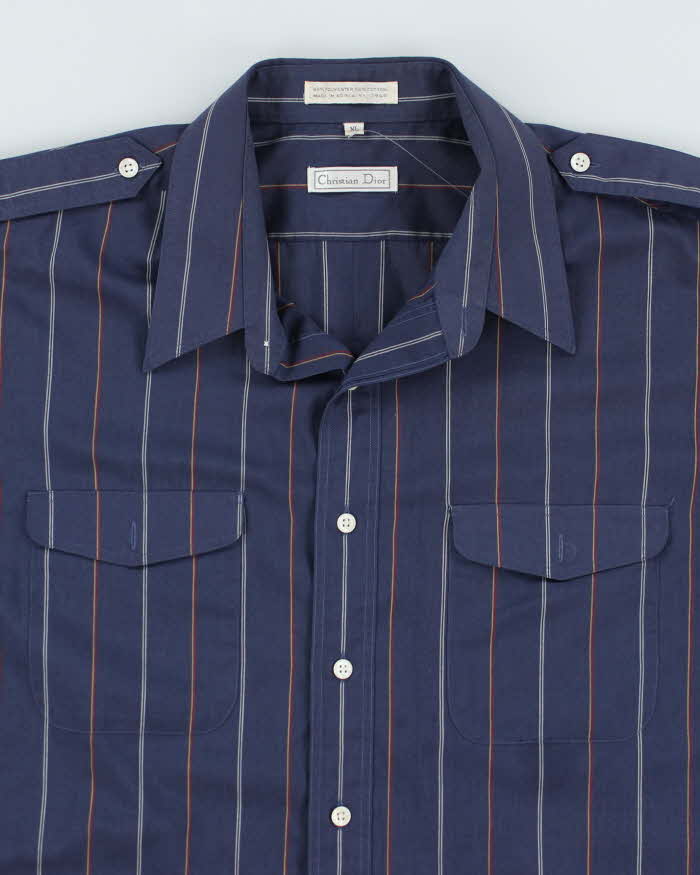 Vintage Christian Dior Stripe Shirt - XL