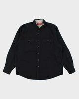 Wrangler Black Long Sleeve Shirt - L